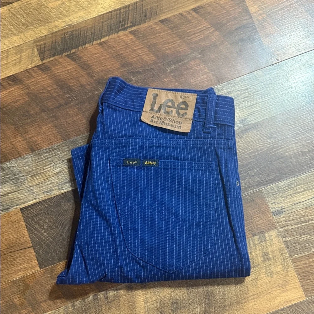 ALIFE x Lee Limited Edition Pinstripe Jeans Blue/White 32x32 Rare